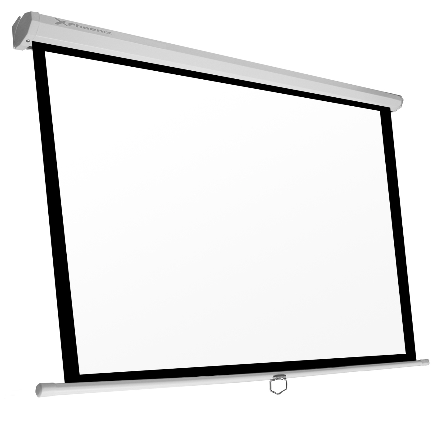 Pantalla de proyección portátil, Pantalla proyector de piso, 163 x 123 cm,  Material: White matte, Aspect